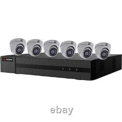 New Home Security Camera Kit 8-Ch DVR, 6 HD Mini Turret Low Profile Cameras