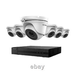 New Home Security Camera Kit 8-Ch DVR, 6 HD Mini Turret Low Profile Cameras