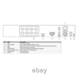 New Home Security Camera Kit 8-Ch DVR, 6 HD Mini Turret Low Profile Cameras