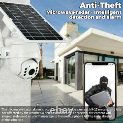 New Solar Powered WiFi Security Camera Wireless Outdoor PTZ Camera Waterproof