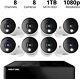 Night Owl 8-channel 8-camera Wired Security Surveillance System With 1tb Hdd