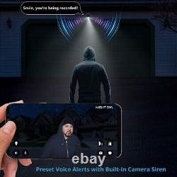 Night Owl CL-BT8WN-18L Bluetooth Video Home Security Camera System with (8)