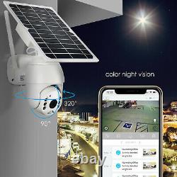 NuCam Solar Powered WiFi Security Camera Wireless Outdoor PTZ 64Gb Memory Card