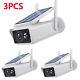 Outdoor 1080p Solar Powered Security Energy Camera Wireless Wifi Ip Home Cctv Hd