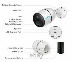 Outdoor 4G LTE Network Mobile Security Camera Battery Powered Reolink Go