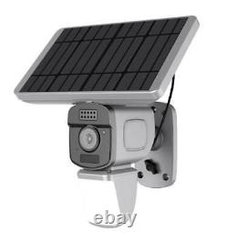 Outdoor IP Wireless 128GB Security WIFI Solar Powered Flood Light Camera PIR