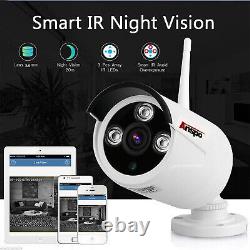 Outdoor Security Camera System CCTV Wireless 4CH NVR 960P HD Waterproof Home Kit