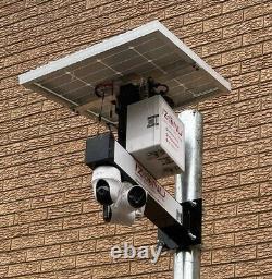 Outdoor Solar 4G Multiple HD Security Cameras, CCTV Farm, Home, Construction Site