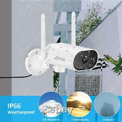 Outdoor Wireless Security System Camera With 4CH NVR 128GB Home Surveillance Kit