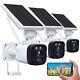 Outdoor For Home Security Wireless Solar Security Camera System 3mp Fhd