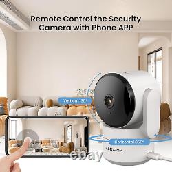 Pet Camera 360° Home Security Cameras, with Pan/Tilt, Night Vision, Motion Detec