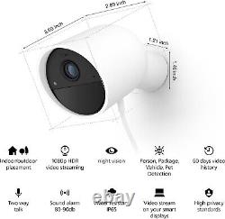 Philips Hue Secure Wired Smart Home Security Camera White 1 Pack 1080P HD