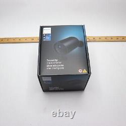Philips Smart Home Security Camera Hue Secure Battery-Powered Night Vision Black