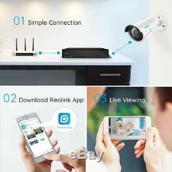 PoE NVR 16CH IP Home Security Camera System Video 5MP 4MP HD Recording Reolink