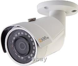 Q-See Home Security Camera 1080P IP HD Night Vision QCN8082B White