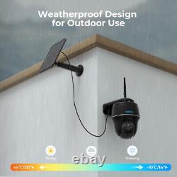 REOLINK 5MP WiFi Wireless Security Camera Pan Tilt Spotlight Battery Solar Panel