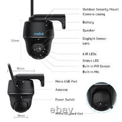 REOLINK 5MP WiFi Wireless Security Camera Pan Tilt Spotlight Battery Solar Panel