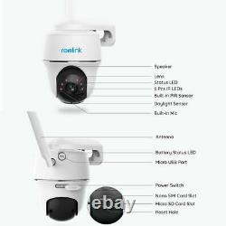 Refurbished 1080P 4G LTE Security Camera Battery Powered Pan Tilt Reolink GO PT