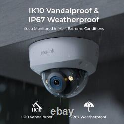 Reolink 12MP UHD PoE Security Camera Color Night Vision 145° Wide FOV RLC-1240A