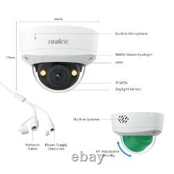 Reolink 12MP UHD PoE Security Camera Color Night Vision 145° Wide FOV RLC-1240A