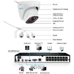 Reolink 16CH 4K Home CCTV Security System Kit Person/Vehicle Detection with3TB HDD