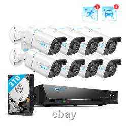 Reolink 16CH 4K Security System NVR Kit Person/Vehicle Detection RLK16-810B8-A