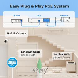 Reolink 16CH PoE Security Camera System 5MP Audio IP Camera Home Outdoor 4TB HDD