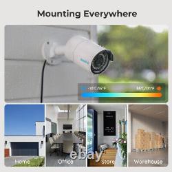 Reolink 16CH PoE Security Camera System 5MP Audio IP Camera Home Outdoor 4TB HDD