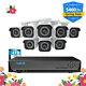 Reolink 16 Channel 4tb Poe Nvr Home Security Camera System Outdoor Rlk16-800b8