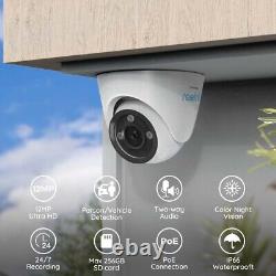 Reolink 2Pack 1224A 12MP Ultra HD PoE Security Camera Outdoor Color Night Vision