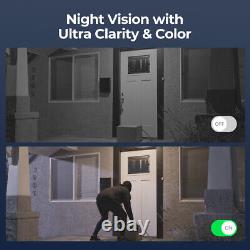 Reolink 2Pack 1224A 12MP Ultra HD PoE Security Camera Outdoor Color Night Vision