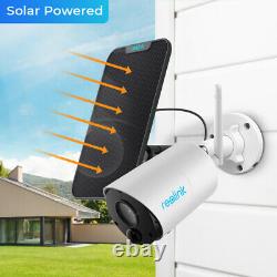 Reolink 2 Pack 1080P Wireless Outdoor Rechargeable Battery Camera + Solar Panel