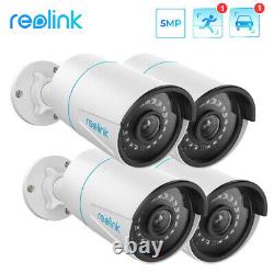 Reolink 4pcs 5MP PoE IP Security Camera Audio Record Night Vision with AI 510A
