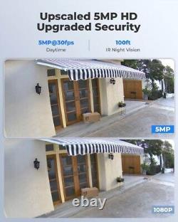 Reolink 4pcs 5MP PoE IP Security Camera Audio Record Night Vision with AI 510A