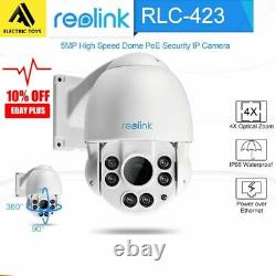 Reolink 5MP PTZ Security Camera POE IP Pan&Tilt 4x Optical Zoom Outdoor RLC-423