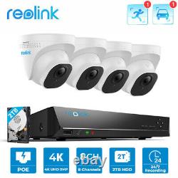 Reolink 8CH NVR 4K Home Security System Person Vehicle Detection RLK8-820D4-A