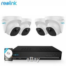 Reolink 8CH POE 5MP Security Camera System Kit 2TB HDD NVR Video RLK8-520D4-5MP
