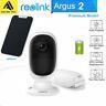 Reolink Argus 2 Security Ip Camera Rechargeable Battery Wifi Solar Panel Power