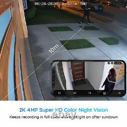 Reolink Battery Security Camera Outdoor 4MP Wifi PIR Motion Argus3+Solar Panel