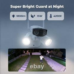 Reolink Floodlight Security Camera 4K 2-Way-Audio Color Night Vision Smart Light