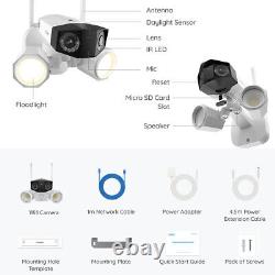 Reolink Floodlight Security Camera 4K 2-Way-Audio Color Night Vision Smart Light