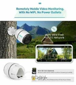 Reolink Go 4G LTE Network Mobile Rechargeable Security Camera + Solar Panel