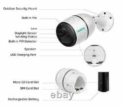 Reolink Refurbished 1080P 4G LTE Security Camera Battery Powered GO+ Solar Panel