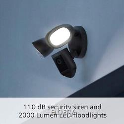 Ring Floodlight Cam PRO Wired Outdoor Surveillance Camera with Bird's Eye View