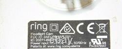 Ring Floodlight Cam Wired 1080p HD Video Home Security Camera Spot Light White