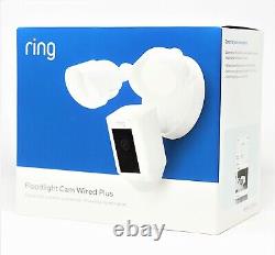 Ring Floodlight Cam Wired Plus, motion-activated 1080p HD video 2021 release