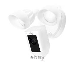 Ring Floodlight Camera Security Camera Indoor/Outdoor 8SF1P7-WEN0 White