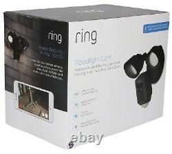 Ring Outdoor Wi-Fi Cam with Motion Activated Floodlight, Black