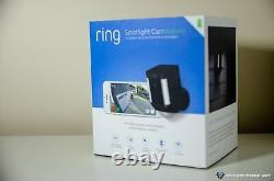 Ring Spotlight Cam Battery-Powered Security Camera (WHITE)
