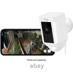 Ring Spotlight Camera Plug-in Outdoor Home Security Motion Night Vision 1080HD